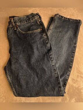 Lee Men's Relaxed Fit Blue Denim Jeans Sz 34/32 Western